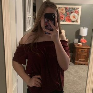 off the shoulder top